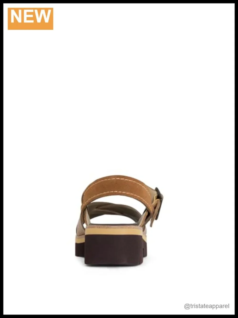 Women's Pyper Platform Slingback Sandals Square Toe Lug Sole Leather